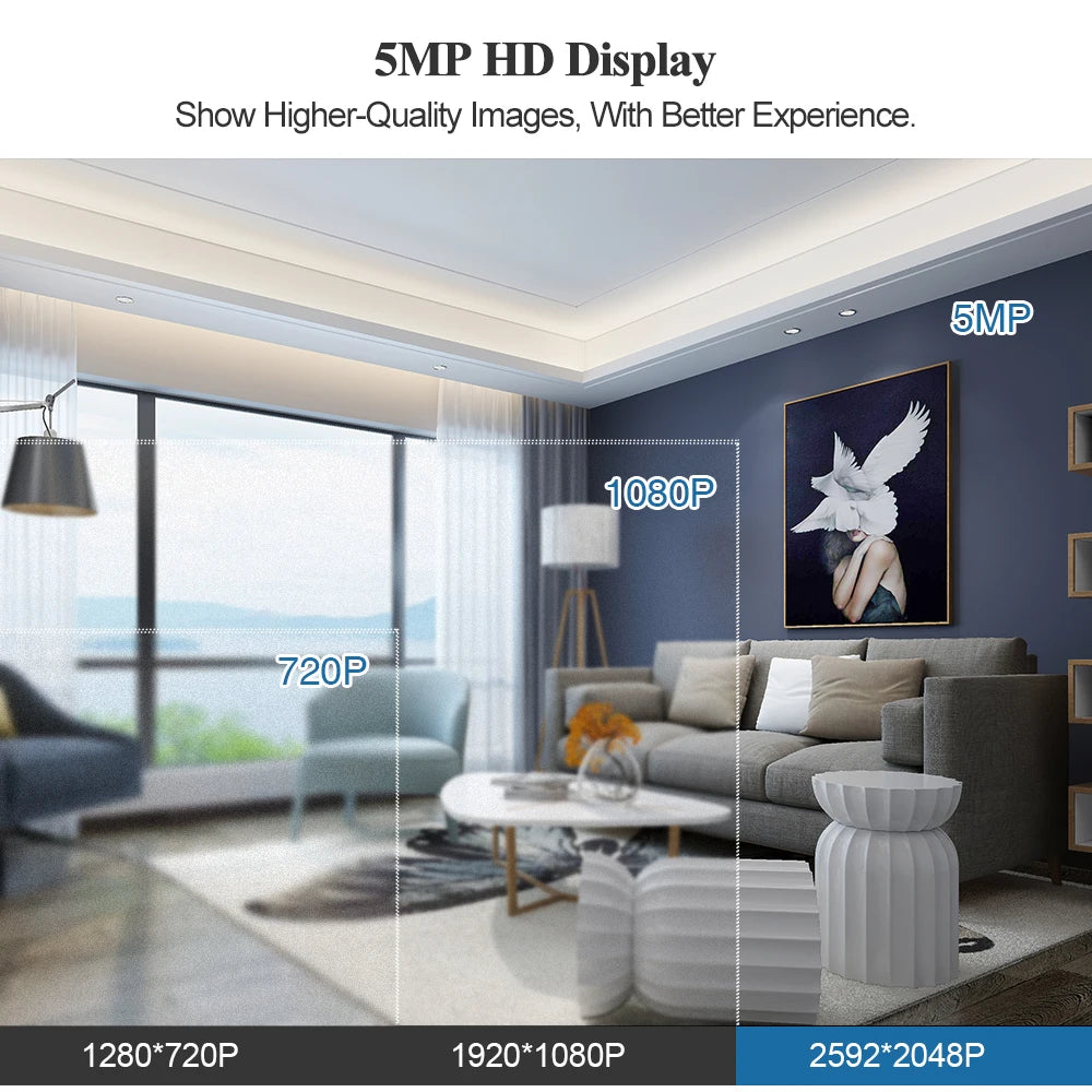 Techage UHD 4K 8MP 5MP Security POE Camera Smart AI Human Detect