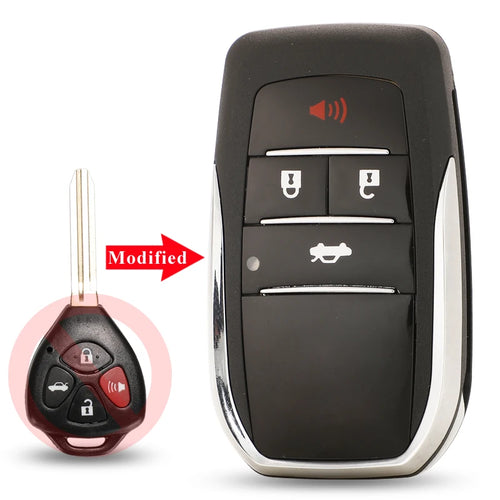 jingyuqin Upgrade 2/3/4 Button Flip Key Case For Toyota Reiz Camry