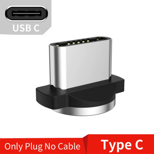 LED Magnetic USB Cable 2.4A Fast Charging Type C Cable Magnet Charger