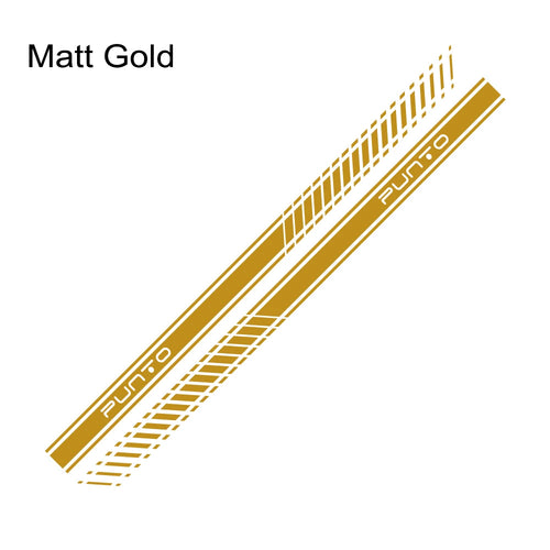 2pcs Car Long Side Stripes Stickers DIY Auto Vinyl Film Decals For