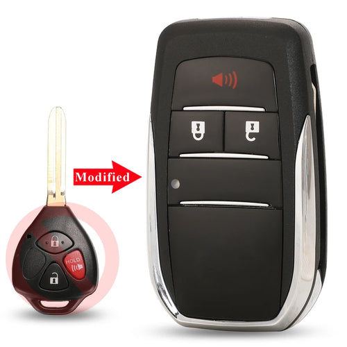 jingyuqin Upgrade 2/3/4 Button Flip Key Case For Toyota Reiz Camry