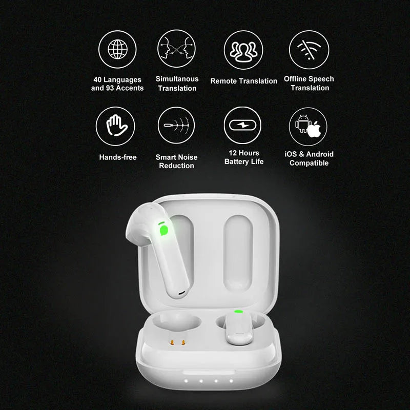 Timekettle WT2 Edge/W3 Simultaneous Translator Earbuds Voice Multi