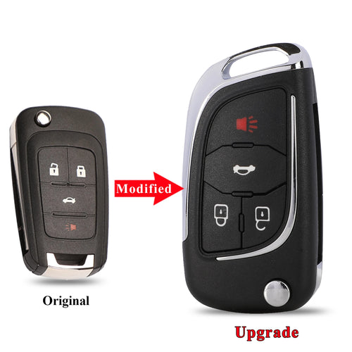 2/3/45B Modified Flip Remote Car Key Shell For Chevrolet Cruze Epica