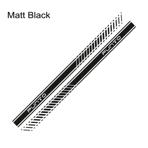 2pcs Car Long Side Stripes Stickers DIY Auto Vinyl Film Decals For