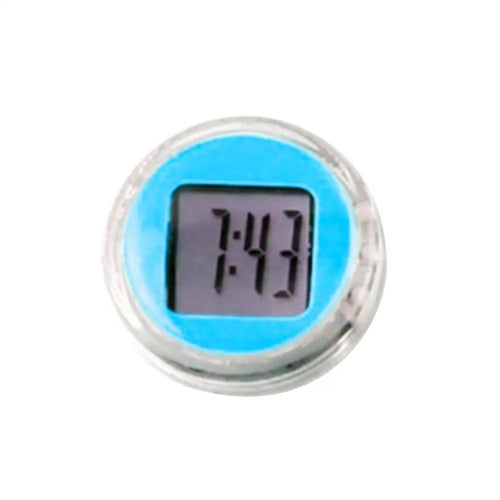 Universal Waterproof Mini Motorcycle Bike Sticky Digital Display Clock