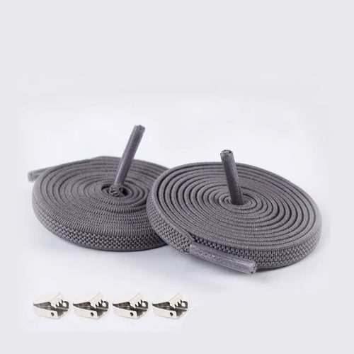 No Tie Shoelaces Elastic Outdoor Leisure Sneakers Quick Safety Flat