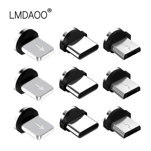 Magnetic Cable Micro USB Type C Fast Charging Cable For iPhone Xiaomi
