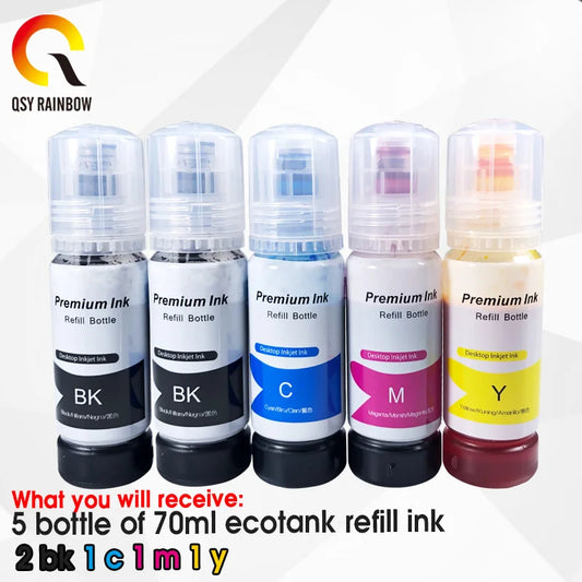 BottLe For Ecotank Ink For Epson L3150 L3110 104 502 512 504 Ink For