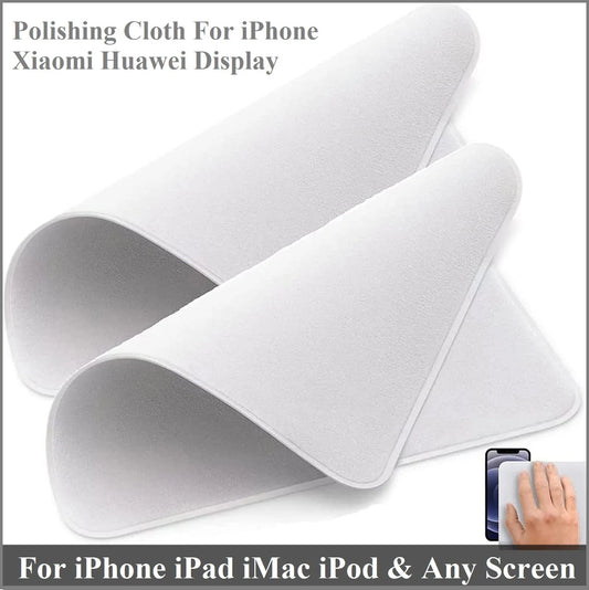 Polishing Cloth For iPhone Screen Double-Layer Microfiber Reusable