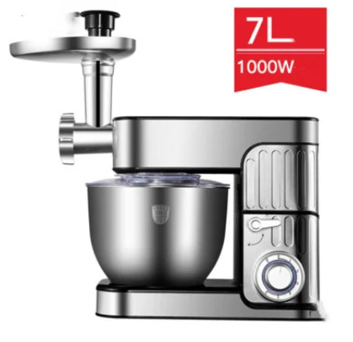 7L Stainless Steel Electric Food Stand Mixer 6-Speed Kitchen Chef with