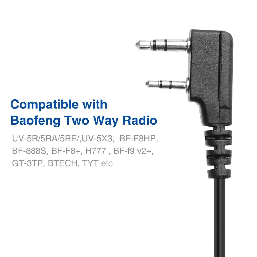 BaoFeng Walkie Talkie BF-780 2 Pin PTT Speaker Mic for