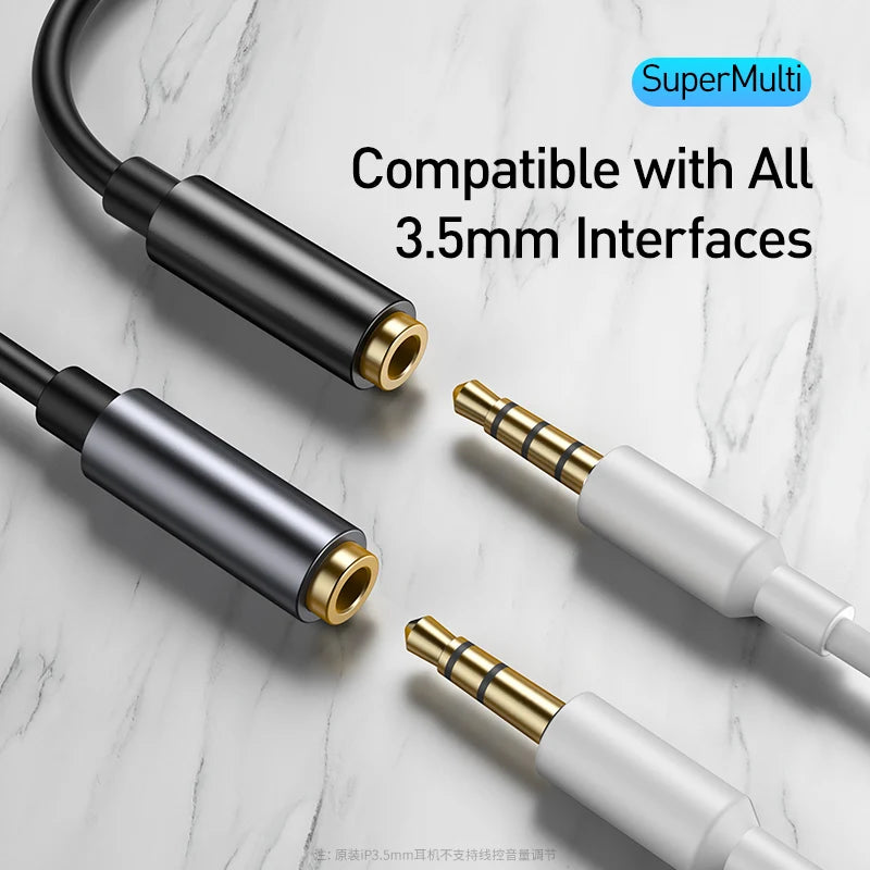 Baseus Type C to 3.5mm Earphone Jack AUX USB C Cable Headphones