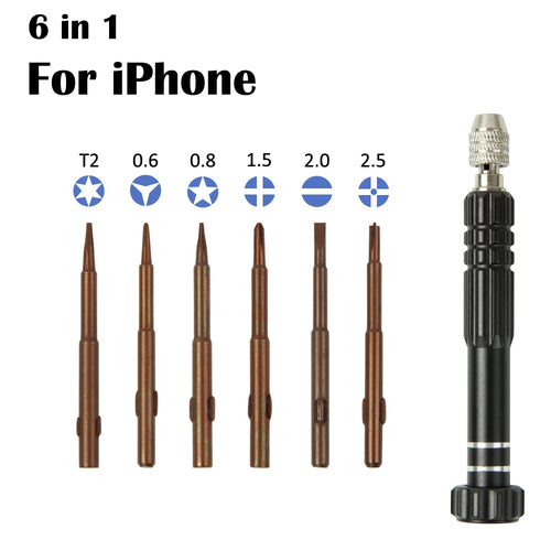 Precision Disassemble Magnetic Torx Cross Pentalobe Head Screwdriver