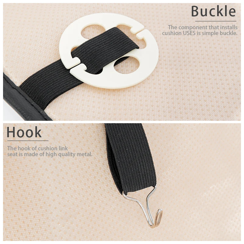 SEAMETAL Car Seat Cover PU Leather Auto Car Chair Covers Automobiles