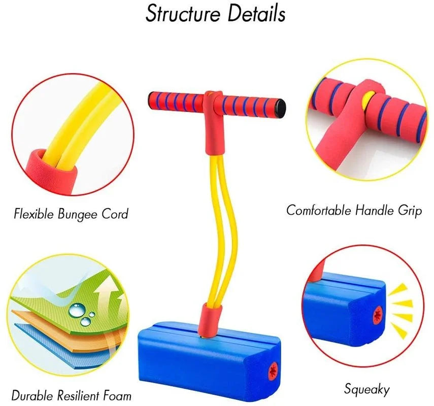 Gifts for 3+Old Boys Girls Foam Pogo Jumper for Kids Outdoor Toys for