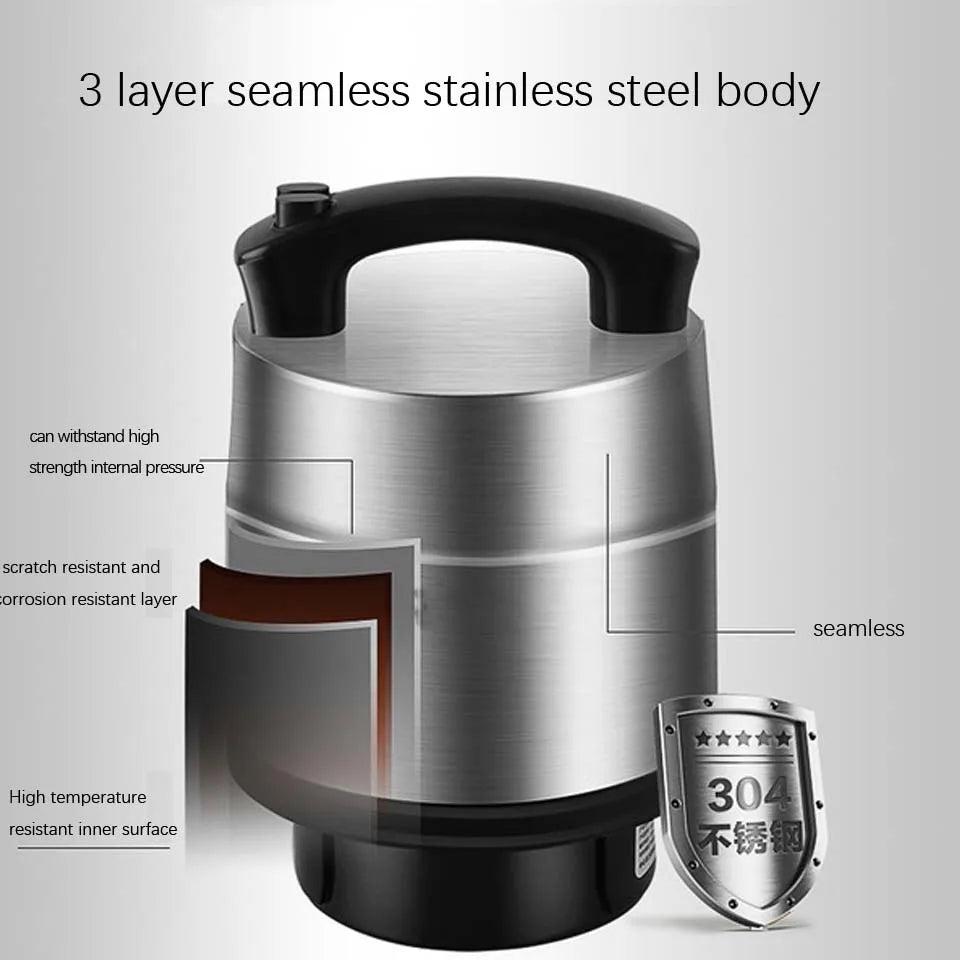 6L Stainless Steel Meat Grinder blender Chopper Electric Mincing