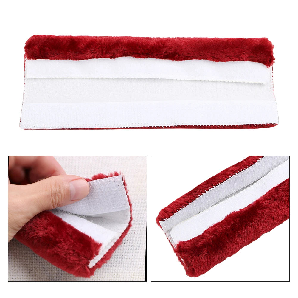 2Pcs Soft Plush Car Seat Belt Cover Shoulder Pad Winter Comfortable