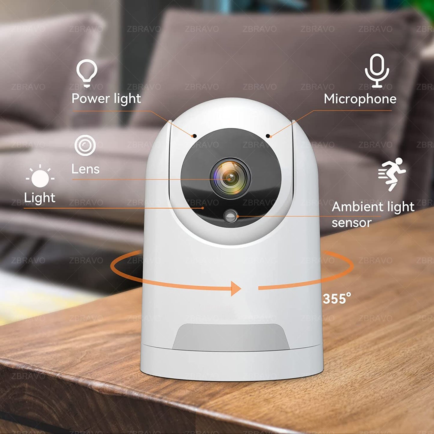 360 Light Bulb Wifi Security Camera | 360 Panoramic Bulb Wifi Camera -