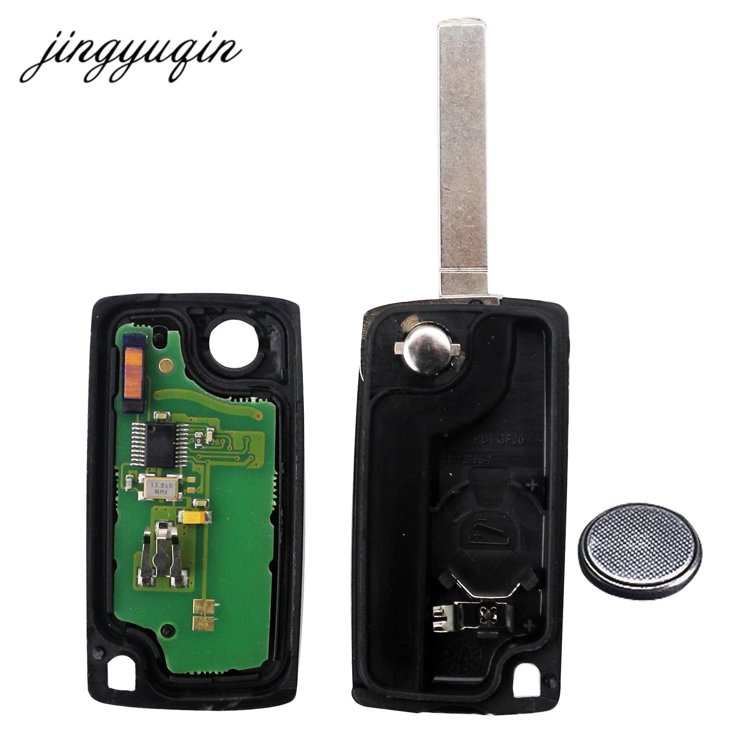 jingyuqin 2 Button VA2 Car Key For Citroen C2 C3 C4 PICASSO Remote