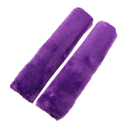 2Pcs Soft Plush Car Seat Belt Cover Shoulder Pad Winter Comfortable