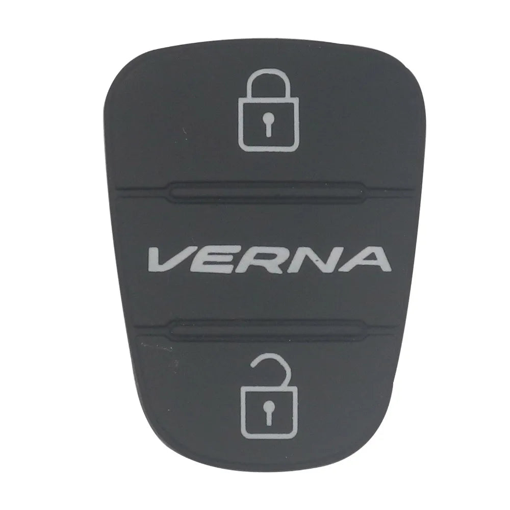 jingyuqin New Replacement Rubber Pad 3 Buttons Flip Car Remote Key