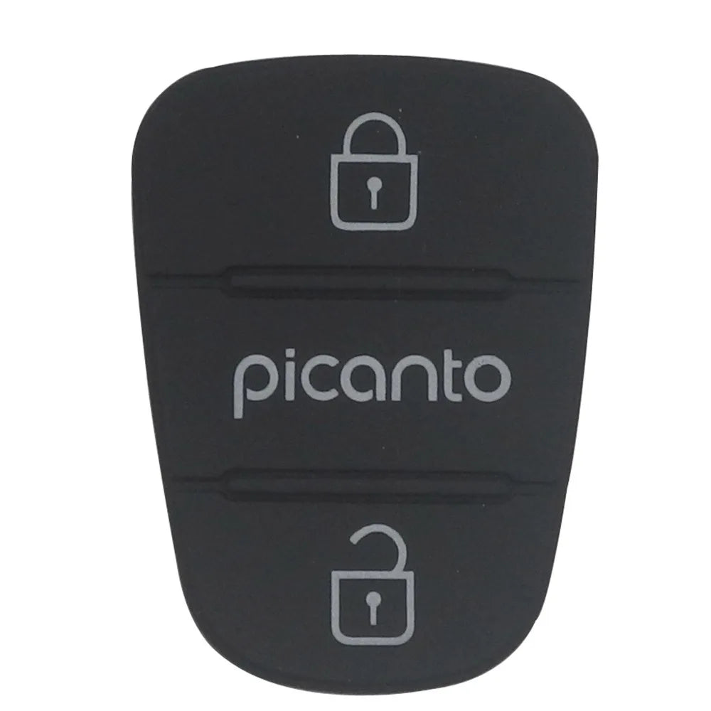 jingyuqin New Replacement Rubber Pad 3 Buttons Flip Car Remote Key