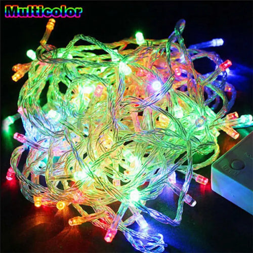 10M 100LEDs LED String Light AC220V AC110V 9 Colors Festoon Lamps