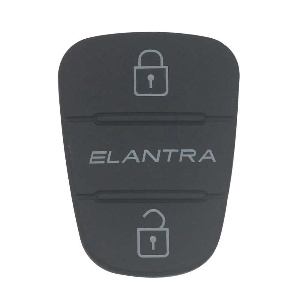 jingyuqin New Replacement Rubber Pad 3 Buttons Flip Car Remote Key