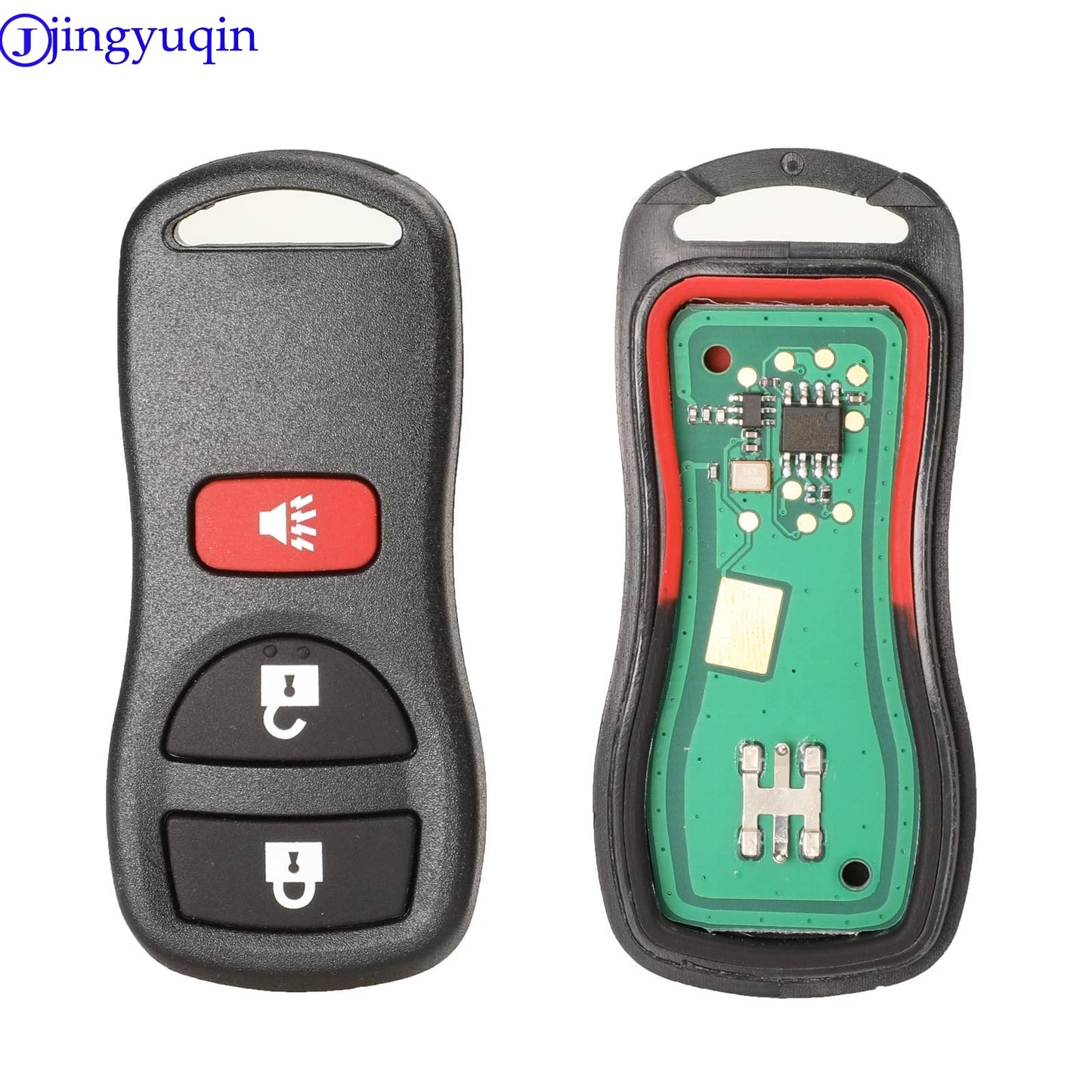 jingyuqin 315/433MHZ 3/4 Buttons Car Entry Remote Key For
