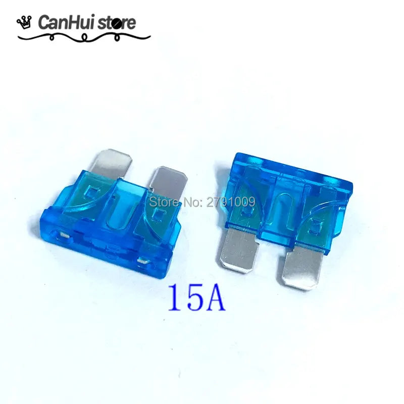20pcs Automobile Safety Pipe Xenon Lamp Fuse Safety Pipe 1A 5A 7.5A