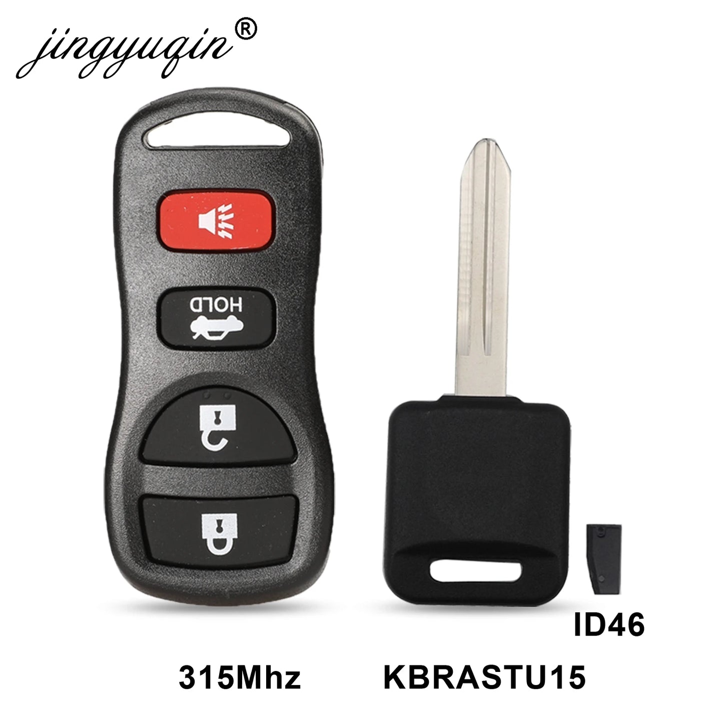 315Mhz 3/4 Buttons Car Keyless Entry Remote Key For Infiniti/Nissan