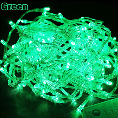 10M 100LEDs LED String Light AC220V AC110V 9 Colors Festoon Lamps