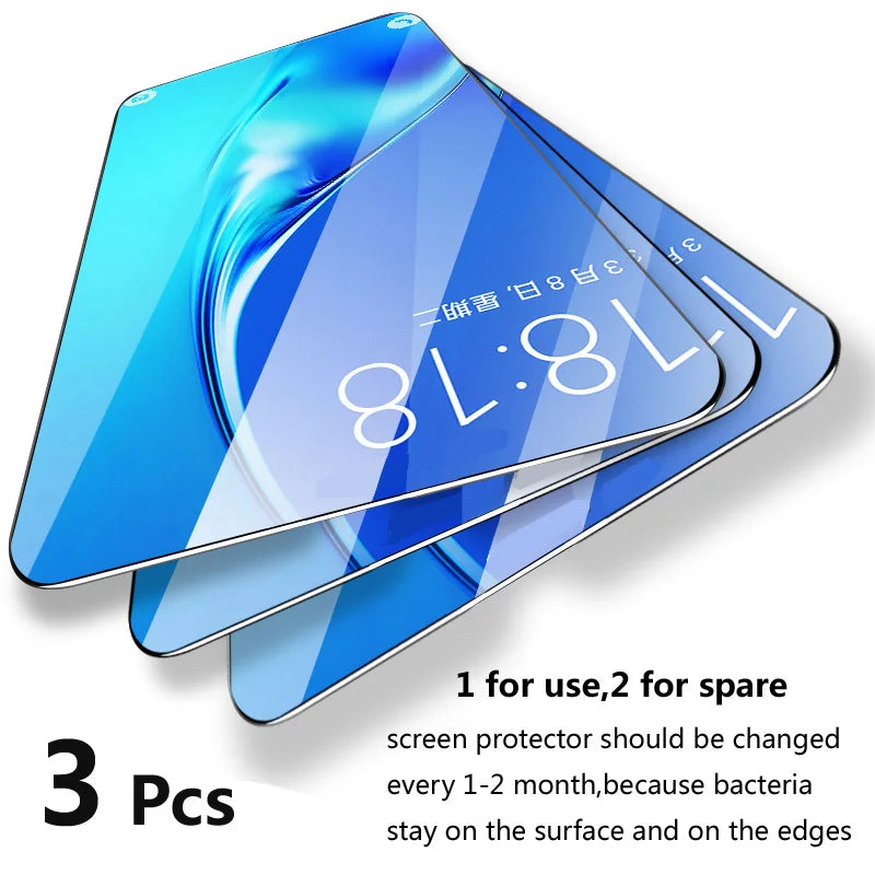 3Pcs Tempered Glass For Xiaomi Mi 9T Pro Screen Protector For Xiaomi