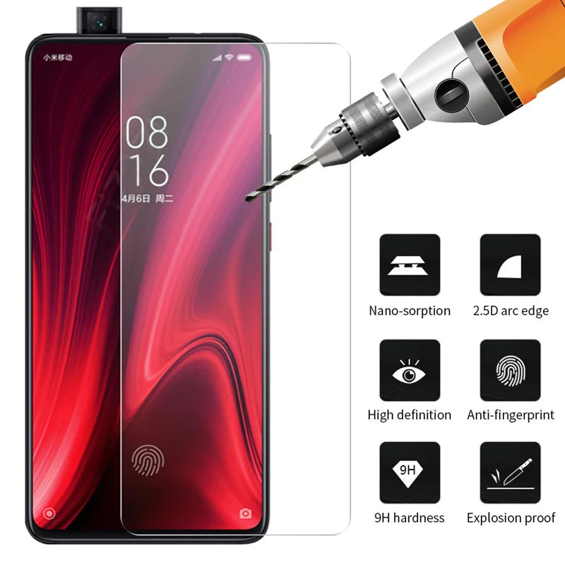 3Pcs Tempered Glass For Xiaomi Mi 9T Pro Screen Protector For Xiaomi