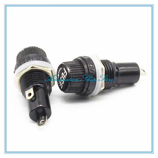 10PCS Automobile Fuses Insurance Pipe Seat Panel Mounting Fuse Holder
