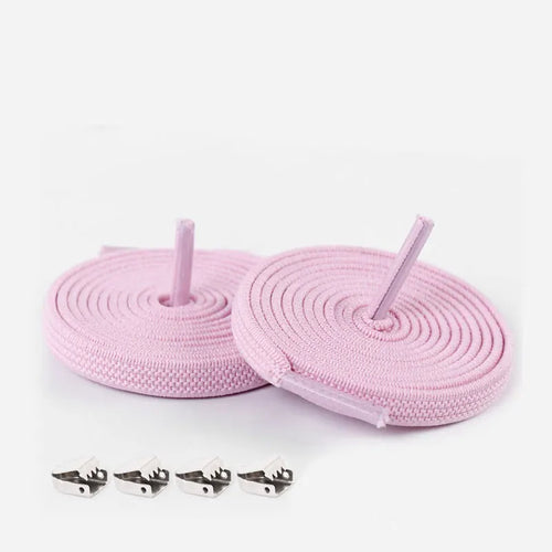 No Tie Shoelaces Elastic Outdoor Leisure Sneakers Quick Safety Flat