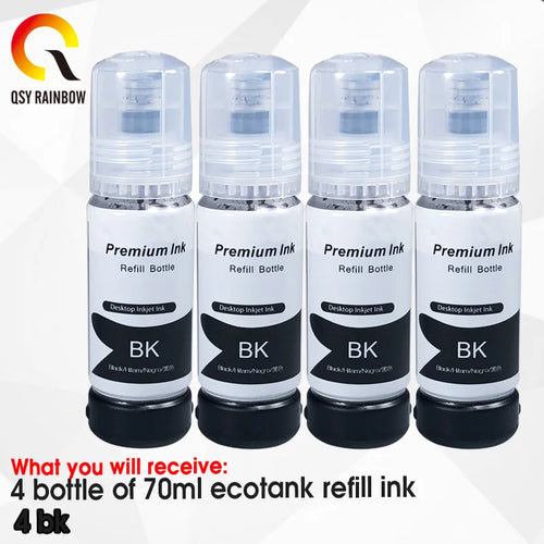 BottLe For Ecotank Ink For Epson L3150 L3110 104 502 512 504 Ink For