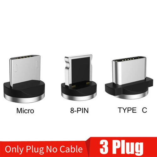 LED Magnetic USB Cable 2.4A Fast Charging Type C Cable Magnet Charger