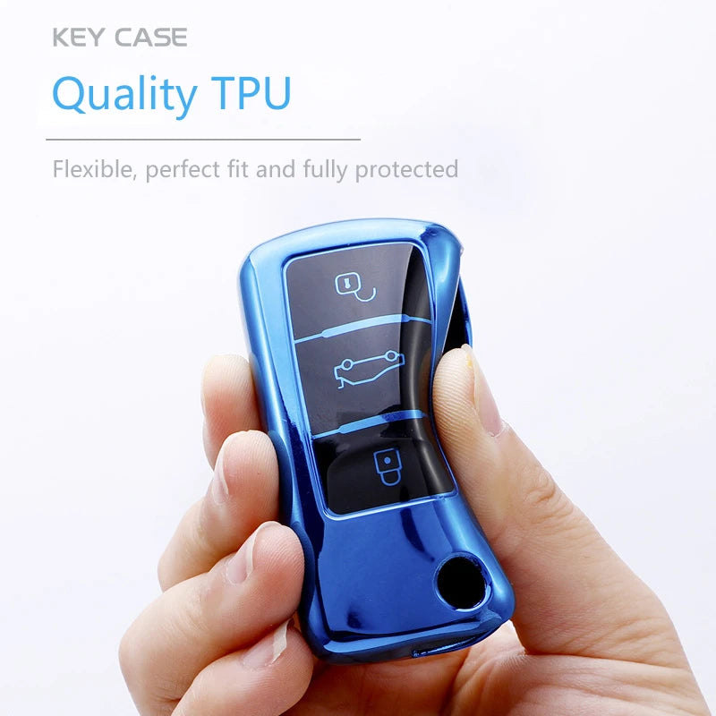 Car Key Case Car Key Full Cover Protection Shell  Bag for VW