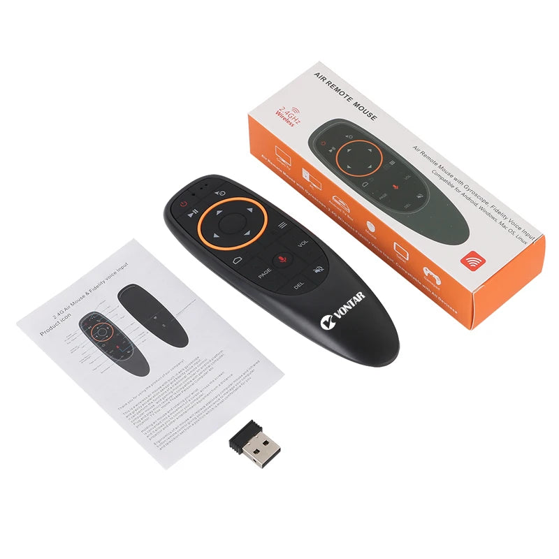 VONTAR G10 G10S Pro Voice Remote Control 2.4G Wireless Air Mouse