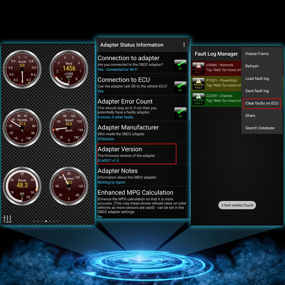 Elm327 Obd2 Scanner Elm 327 V1.5/V2.1 Bluetooth Code Reader Auto
