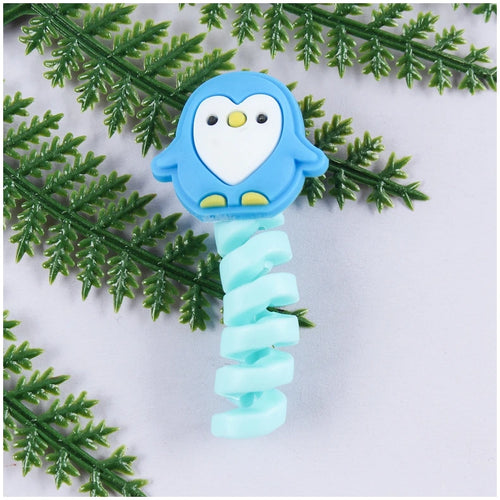 Cartoon Cable Protector For iPhones Android Type-c Winder USB Charging