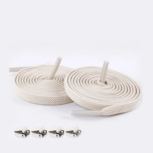 No Tie Shoelaces Elastic Outdoor Leisure Sneakers Quick Safety Flat