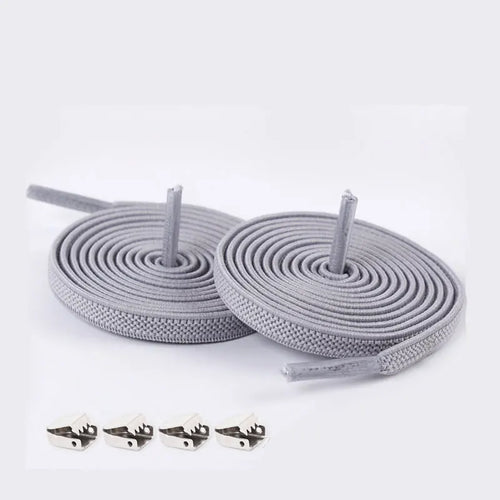 No Tie Shoelaces Elastic Outdoor Leisure Sneakers Quick Safety Flat