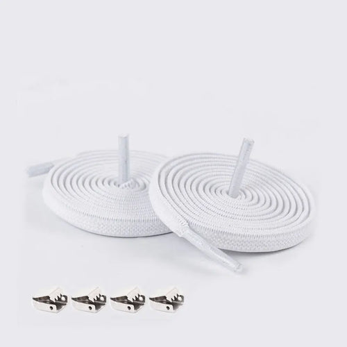 No Tie Shoelaces Elastic Outdoor Leisure Sneakers Quick Safety Flat