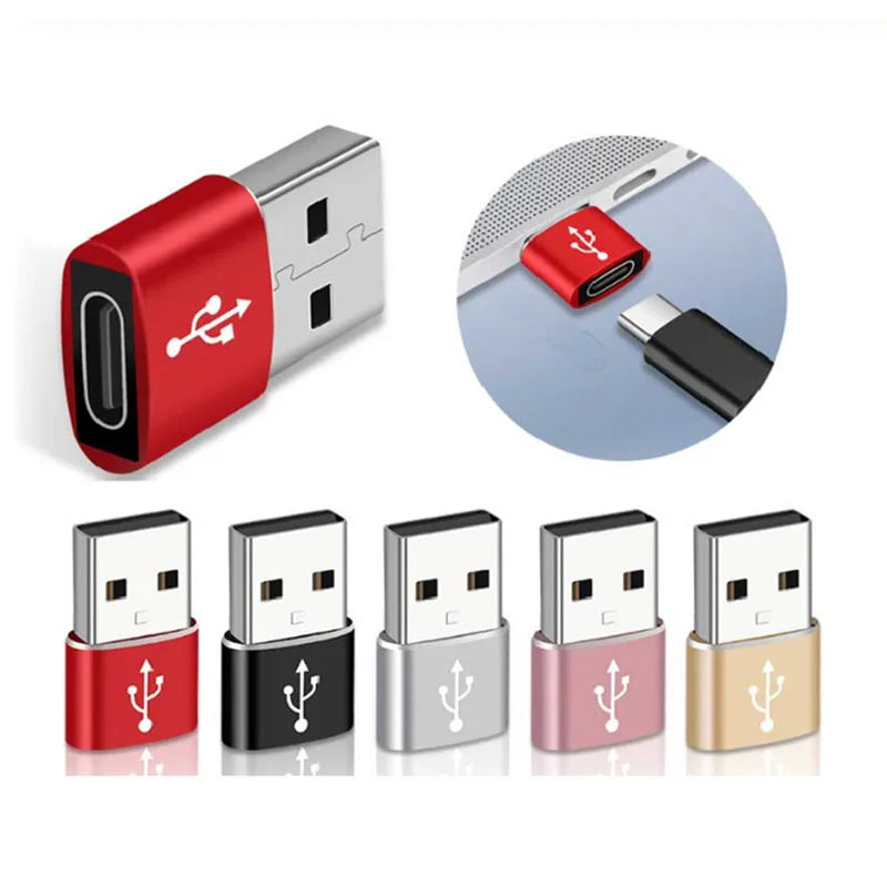 USB To Type C OTG Adapter USB USB-C Male To Micro USB Type-c Female