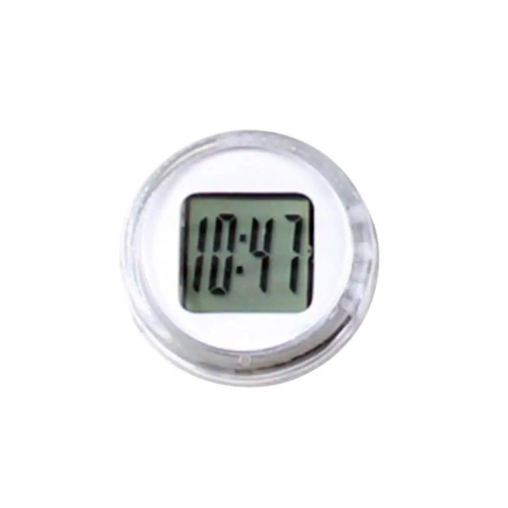 Universal Waterproof Mini Motorcycle Bike Sticky Digital Display Clock