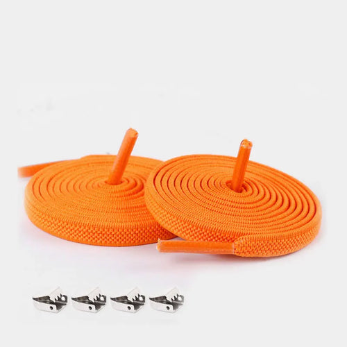 No Tie Shoelaces Elastic Outdoor Leisure Sneakers Quick Safety Flat