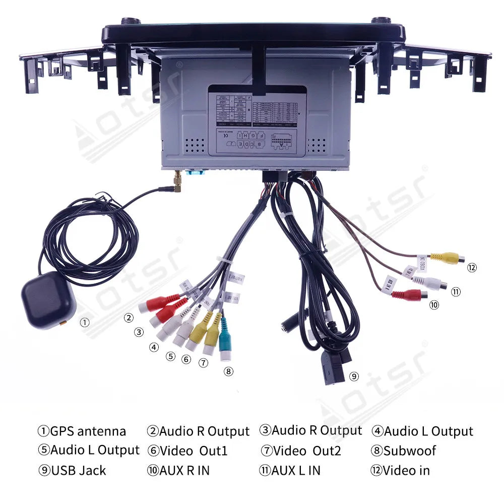 128G DSP Carplay Android Screen Player Car For Honda Pilot YF6 2015