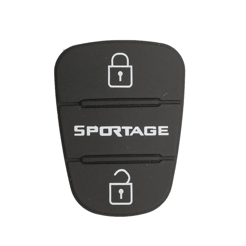 jingyuqin New Replacement Rubber Pad 3 Buttons Flip Car Remote Key